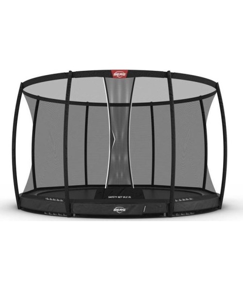 In-ground trampolines BERG: Batutas Berg Champion Inground 430, pilkas, su tinklu DLX XL