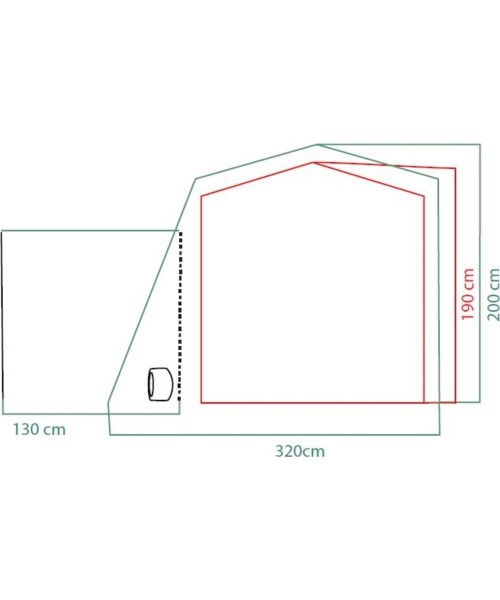 Coleman Tent 'FastPitch Forest Lodge 4'