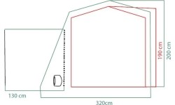 Coleman Tent 'FastPitch Forest Lodge 4'