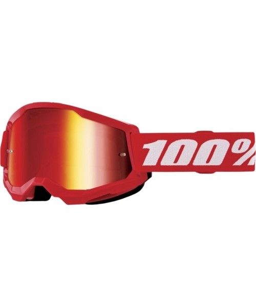 Mootorratta kaitseprillid 100%: Vaikiški motokroso akiniai 100% Strata 2 Youth Mirror
