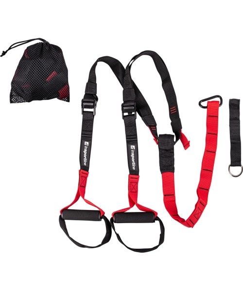 TRX varustus inSPORTline: Funkcinių diržų treniruoklis inSPORTline MultiTrainer XS (iki 150kg)
