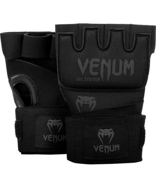Boksi sidemed Venum: "Venum Gel Kontact Quick Wraps" - Juoda/juoda