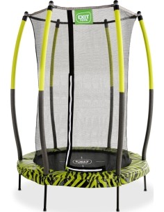EXIT Tiggy junior trampoline with safety ø140cm - black/green