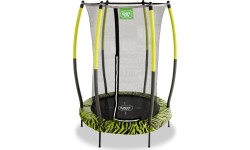 EXIT Tiggy junior trampoline with safety ø140cm - black/green