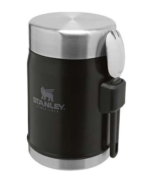 Termosed Stanley: Food Thermos with a Spoon Stanley Classic, 0,4l, Black