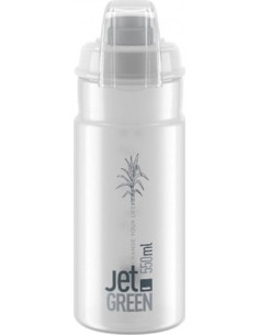 ELITE Jet Green Water Bottle 550ml (transparent/light grey)