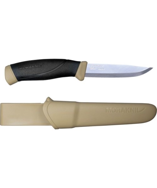 Jahi- ja ellujäämisnoad Morakniv: Nóż Morakniv Companion Lauko sporto peilis pustynny