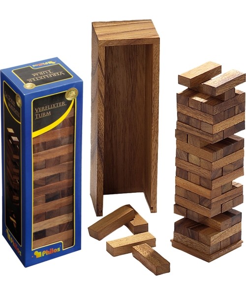 Game Philos Tumbling Tower, 9.5x8.5x30.5 cm