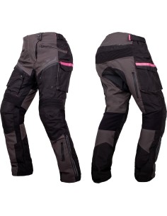 Women’s Motorcycle Pants W-TEC Barbata - Black-grey-pink