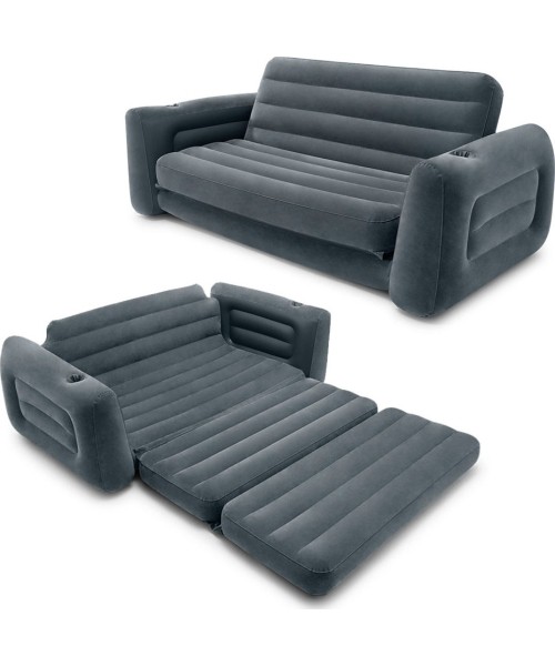 Täispuhutavad matkamatid Intex: Pripučiama sofa-lova, konvertuojamas čiužinys 2in1 INTEX 66552