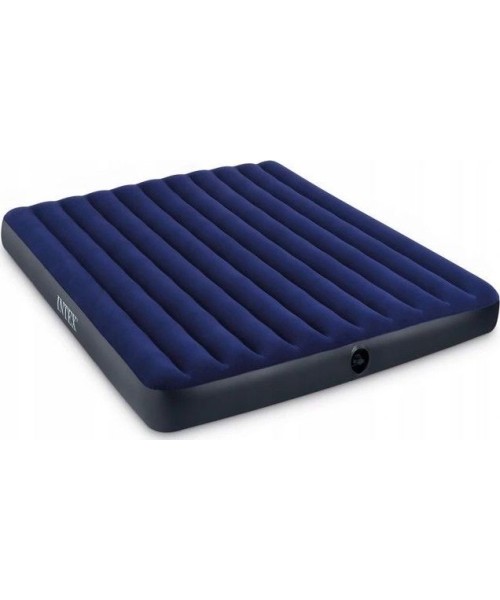Inflatable Camping Mats Intex: INTEX pripučiamas 2 asmenų veliūrinis čiužinys 64755