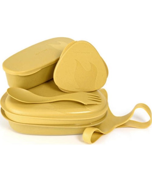 Dishes : Box With Lid Set Light My Fire Bio, Yellow