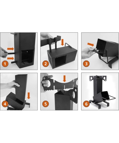 Origin Outdoors Rocket Stove 'Collapsible'