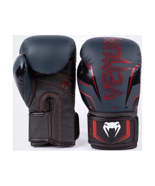 Boksikindad Venum: "Venum Elite Evo" bokso pirštinės - Navy/Black/Red