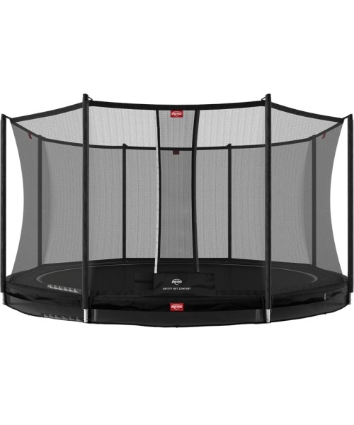 On-ground trampolines BERG: BERG Favorit InGround 430 Black + Safety Net Comfort