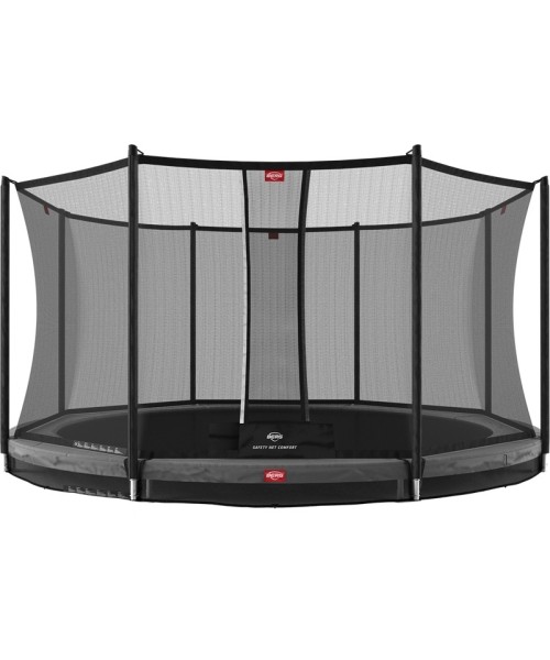 On-ground trampolines BERG: BERG Favorit InGround 380 Grey + Safety Net Comfort