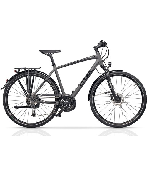 Linnarattad : CROSS Travel Trek 28" dydis 23,5" (60cm) (pilka)