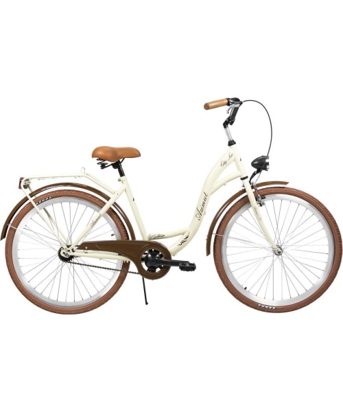 AZIMUT City Lux 26" 2025 Bicycle Cream-Brown