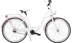 AZIMUT City Lux 26" 2025 Bicycle White-Pink