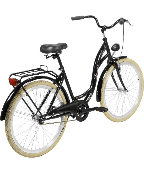AZIMUT City Lux 26" 2025 black-cream bicycle