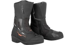 Naiste mootorratturi saapad W-TEC Moanna - Must-punane