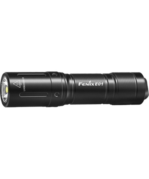 Flashlights : LED žibintuvėlis Fenix ​​E01 V2.0, juodas