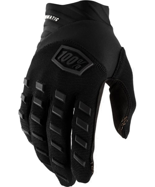 Meeste motokross-kindad 100%: Motokroso pirštinės 100% Airmatic Black