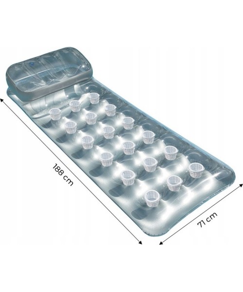 Inflatable mattress with water headrest for the beach INTEX 58894