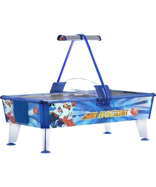 Lauahoki : "Airhockey Gold", 238x128x81 cm, mėlyna-balta, skirtas komerciniam naudojimui, monetų tikrintuvas į komplektą neįt...