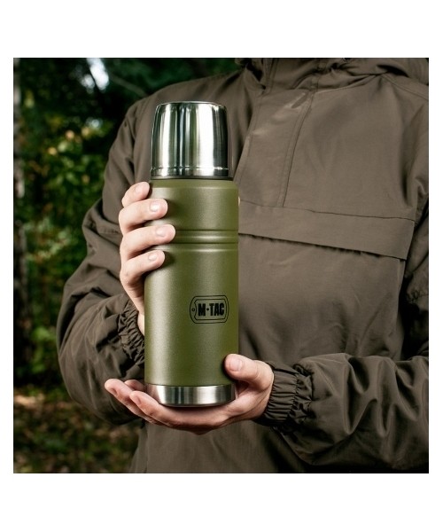 M-Tac roostevabast terasest termos 750 ml, oliivroheline