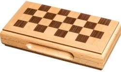 Travel Chess Set Philos wood, magnetic 17 x 8.5 cm