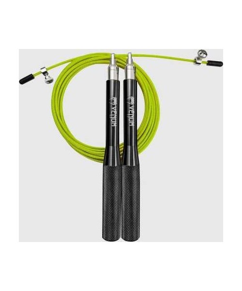 Jumping Ropes Venum: Šokdynė Venum Thunder Evo, juoda/geltona, 3m