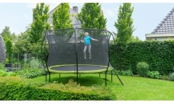EXIT Silhouette batuut ø366 cm turvavõrguga – roheline