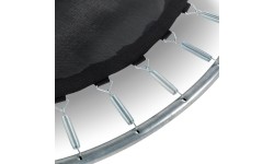 EXIT Silhouette trampoline ø305cm - green Outdoor Round Coil spring Above ground trampoline