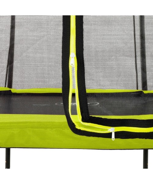 EXIT Silhouette trampoline ø305cm - green Outdoor Round Coil spring Above ground trampoline