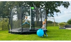 EXIT Allure Premium ground trampoline ø366cm - black