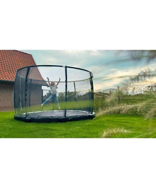 EXIT Allure Premium ground trampoline ø366cm - black
