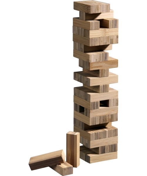 Tumbling Tower Philos: Philos Bambus 6.6x6.6x25.5cm