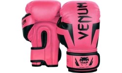 Venum Elite Kids Exclusive laste poksikindad, fluorestseeruvad roosad
