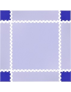 Corner Pieces for Puzzle Mat inSPORTline Simple Blue – 4 Pcs.