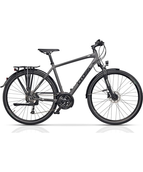 Linnarattad : CROSS Travel Trek 28" dydis 19" (48cm) (pilka)