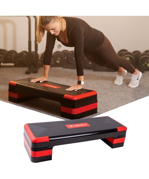 Aeroobsed sammud inSPORTline: Aerobikos pratimų platforma inSPORTline AS250