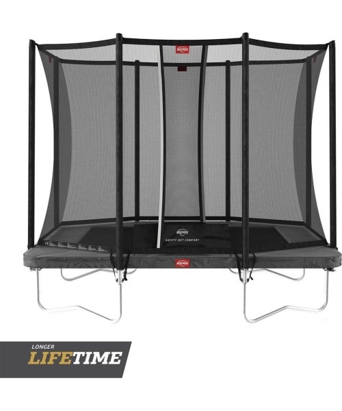 On-ground trampolines BERG: BERG Ultim Favorit Regular 280 Grey + Safety Net Comfort