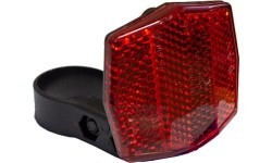 Reflector 45x55mm with 27.2mm bracket (red)
