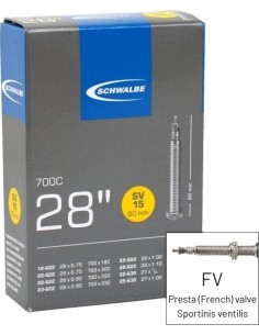 Sisekumm Schwalbe SV15 700x18/28 FV 60mm