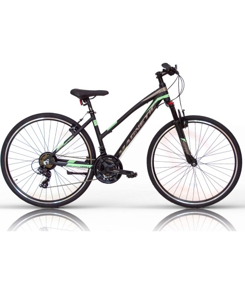 Linnarattad : UMIT Magnetic 28" 21G dydis 17" (43cm) (juoda / mėtinė)
