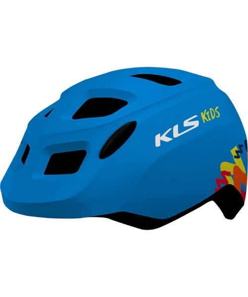 Gloves & Helmets & Accessories : Šalmas KLS Zigzag 022, XS/S 45- 49 cm, (mėlynas)