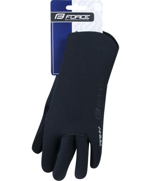 Jalgrattakindad FORCE Rainy, mustad, XXL