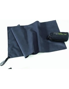 Microfiber Towel Cocoon, Grey, Size L