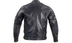 Meeste nahast mootorratturi jope W-TEC Black Cracker - Must